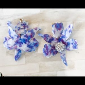 Lele Sadoughi Inspired Flower Earrings